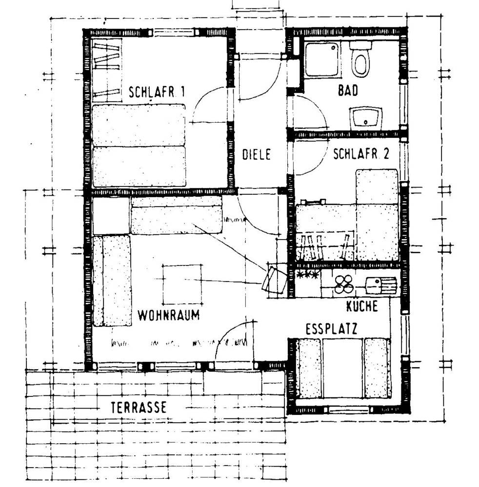 Grundriss Haustyp Scout 48